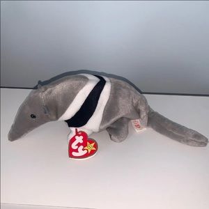 🐾Ty Beanie Babies Ants the Anteater w/ Tag Errors